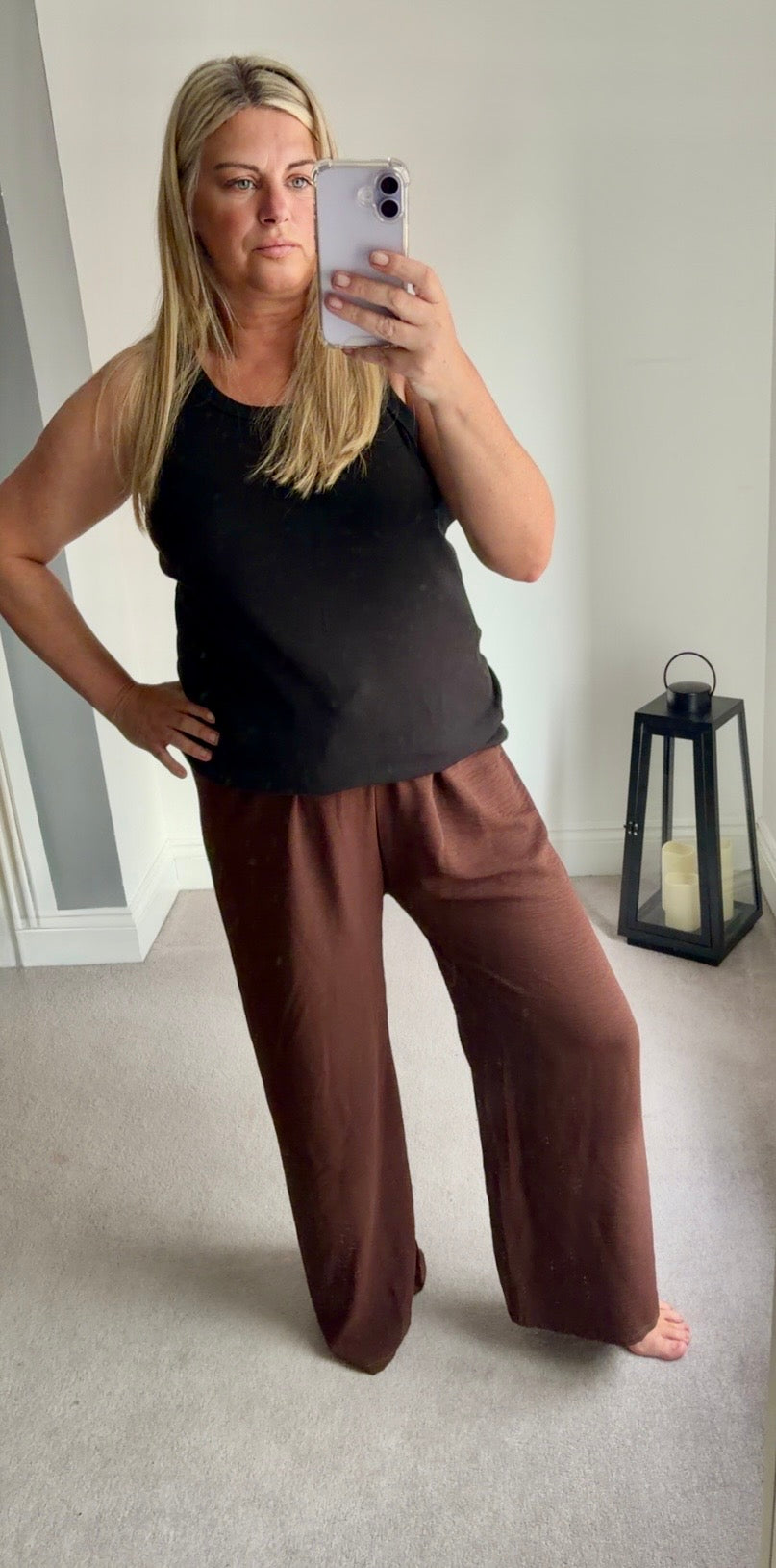 Belle plain trousers