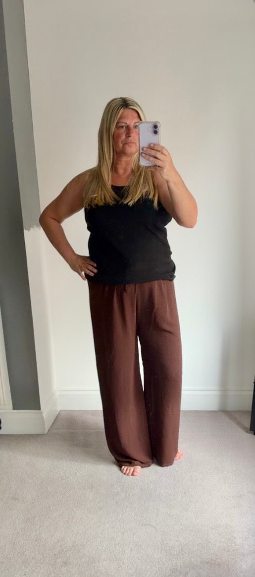 Belle plain trousers