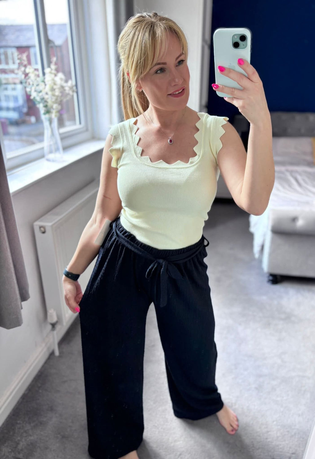 Isabella Cheesecloth Trousers