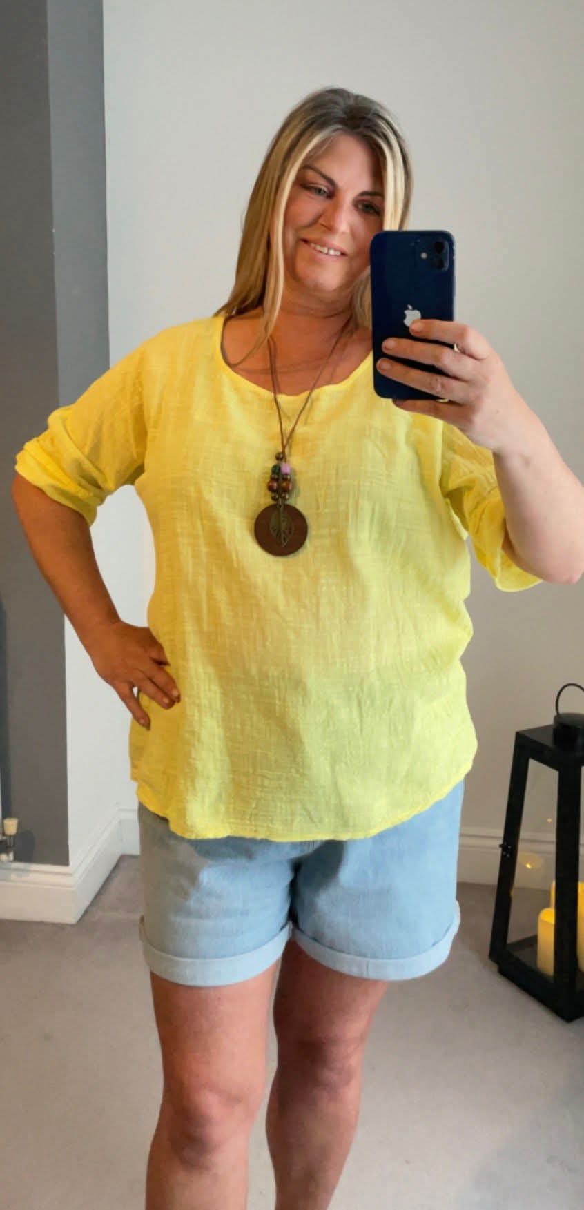 Vicky Linen Look Tops