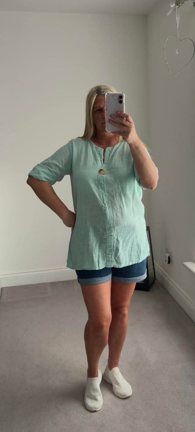 Becky Tunic Linen Look Top