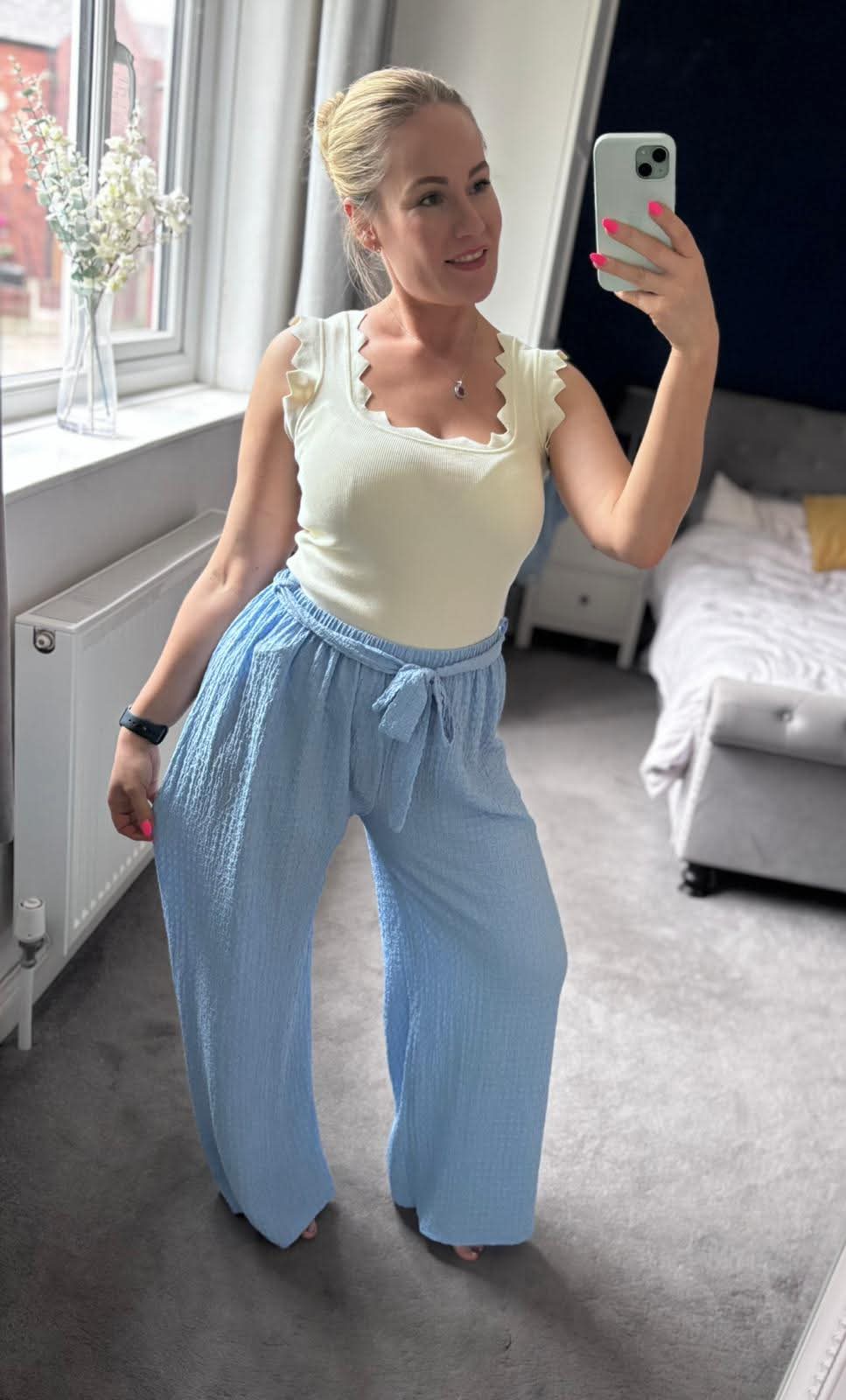 Isabella Cheesecloth Trousers