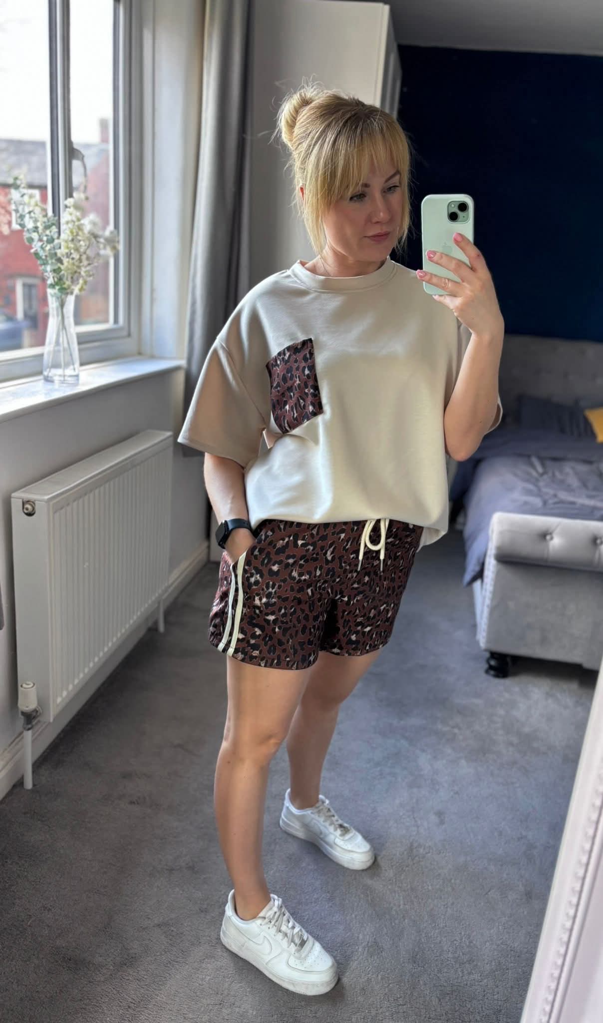 Leona Leopard Short Set