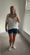 Becky Tunic Linen Look Top
